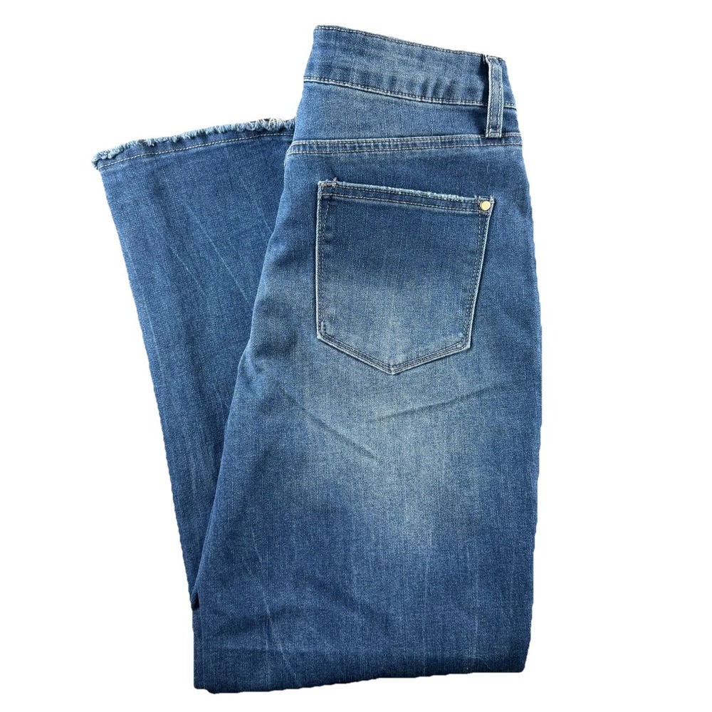 Women's Bootcut Jeans Raw Hem High Waisted Size‎ 10
